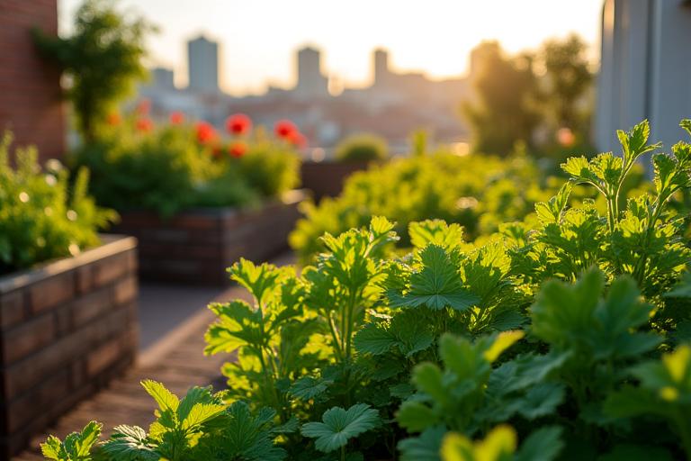 Huerto urbano y jardín comestible en Madrid