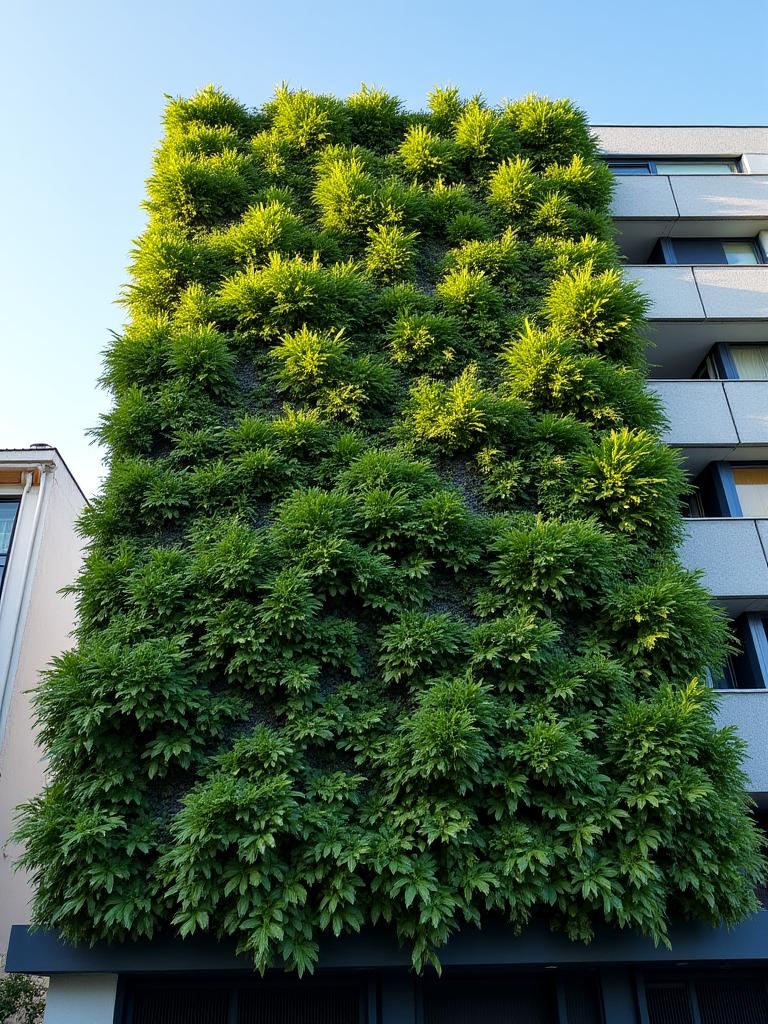 Jardín vertical y muro verde en Madrid